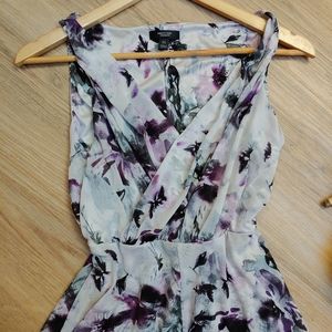 High Low Printed Dress